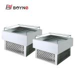 Commercial Open Drawer Type Chocolate Cake Display Cabinet with stainless steel