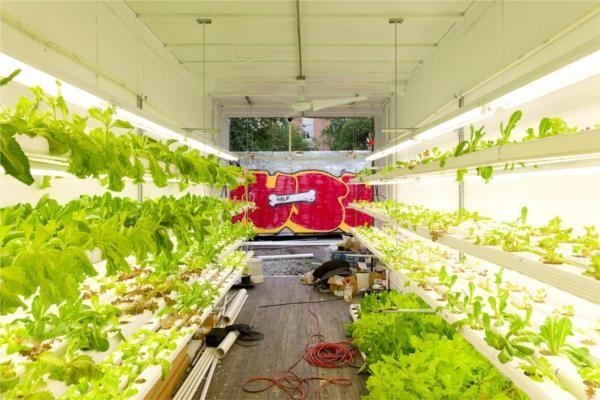 Movable Modular Container Homes Eco Prefab House, Hydroponic Farming steel