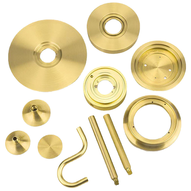 Custom Copper brass 5Axis CNC Machining Parts Lathe Milling Compound