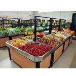Metal Fruit And Vegetables Shelves Heavy Duty Supermarket Rack