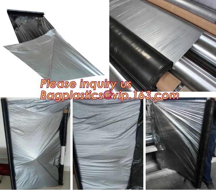 Double side Aluminium foil backed fiberglass fabric attic radiant barrier cloth,aluminium foil woven cloth, bulding mate