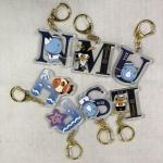 OEM ODM Acrylic Anime Keychain Display With Color Fadeless