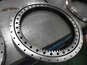 Quality 50Mn Agricultural Slewing Rings Roller Bearing Swing Gear Inner Tooth wholesale