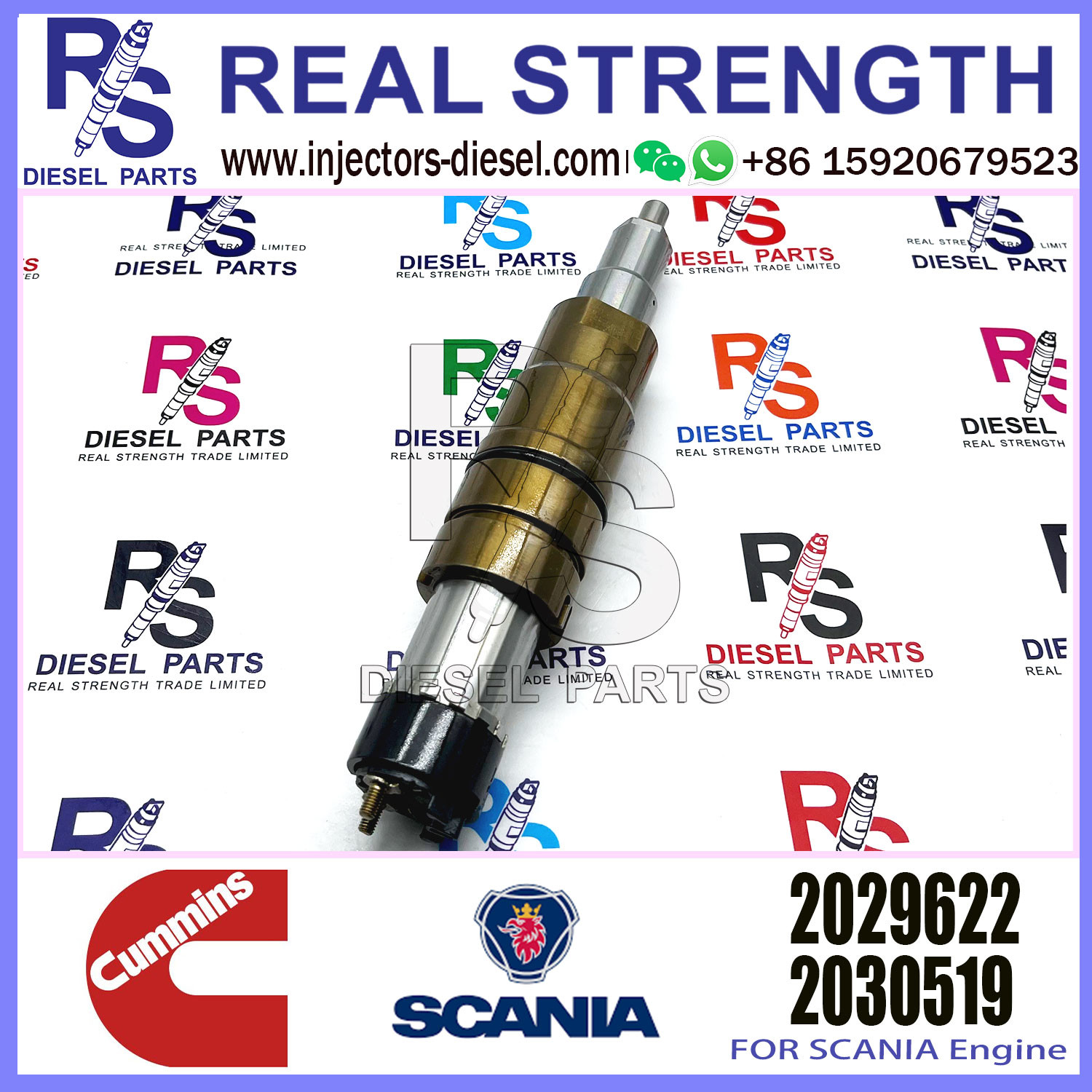 Diesel Common Rail Fuel Injector 2029622 1948565 2030519 2031836 2031835 2086663 2031836 2872289