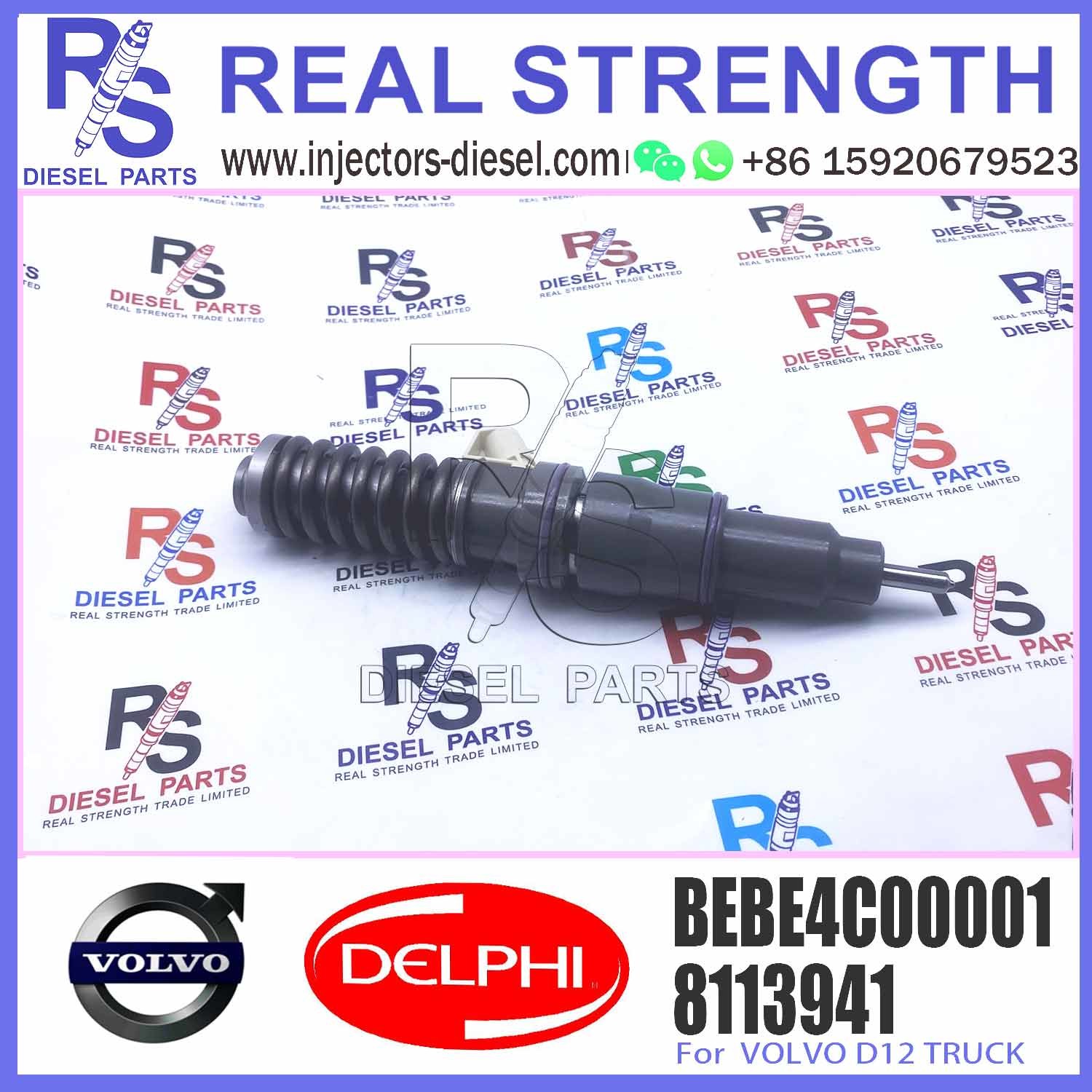 9020430583 diesel fuel injector 2 pins injector BEBE4C00001 For V-O-L-V D12 TRUCK