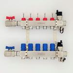 Under Floor Central Heating Manifolds ,Stainless Steel Flow Meter Manifold