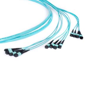 Quality 12-144 Strand Fiber Optic Trunk Cable , MTP MPO 12 Core Fiber Cable wholesale