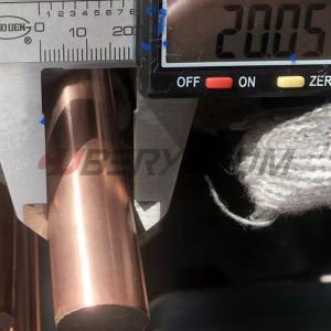 China C17510 Beryllium Copper Alloy Round Bar 10mm 11mm 15mm 20mm 25mm on sale