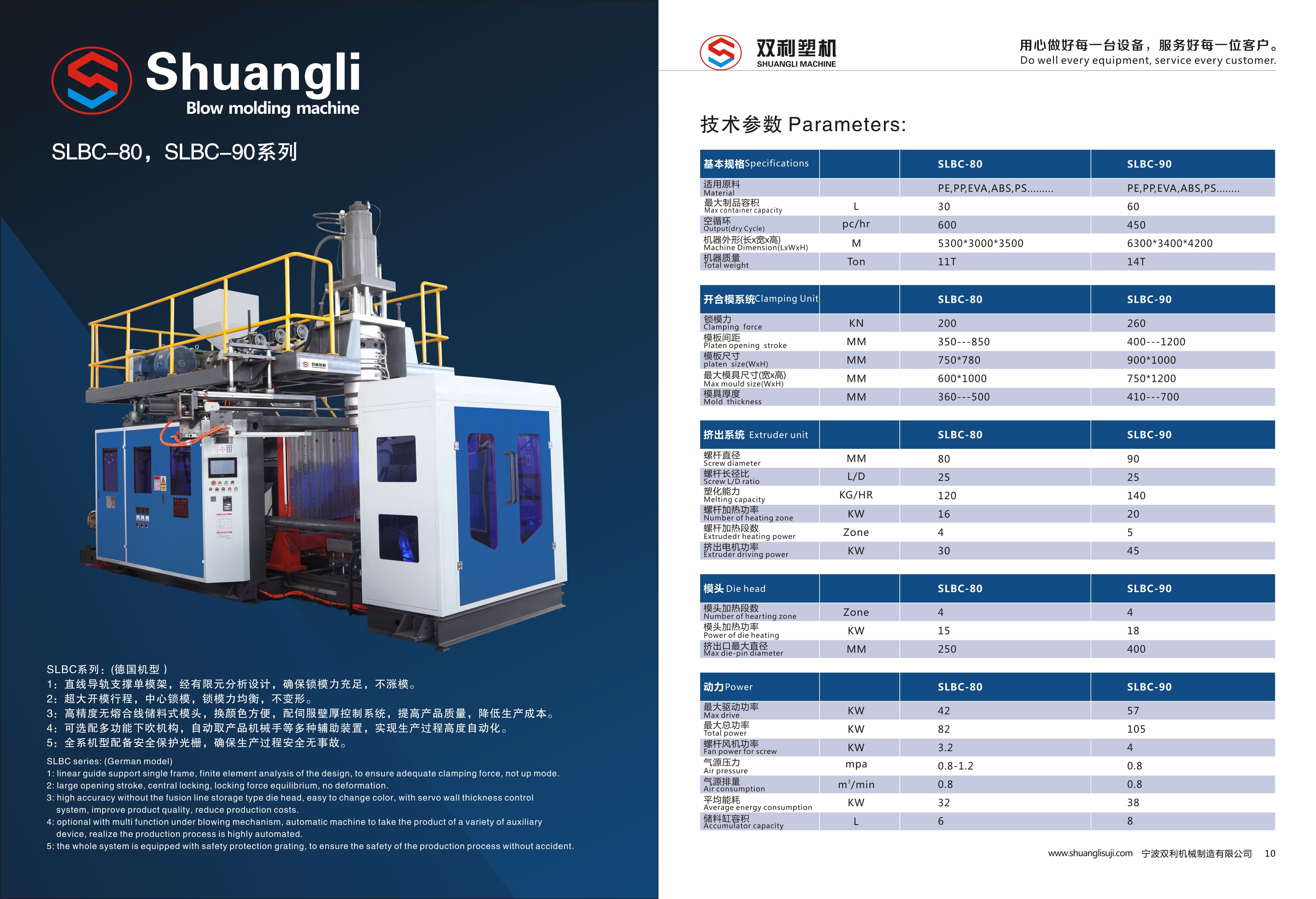 60L Accumulator Blow Moulding Machine , PE Barrel Blow Molding Machine