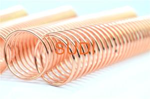 Quality Metallic Rose Gold1- 1/4&quot; Metal Binding Spines For Notebook wholesale
