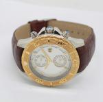 Luxuty Ladies Gold Watches , Mechanical Watch Womens With Dual Time
