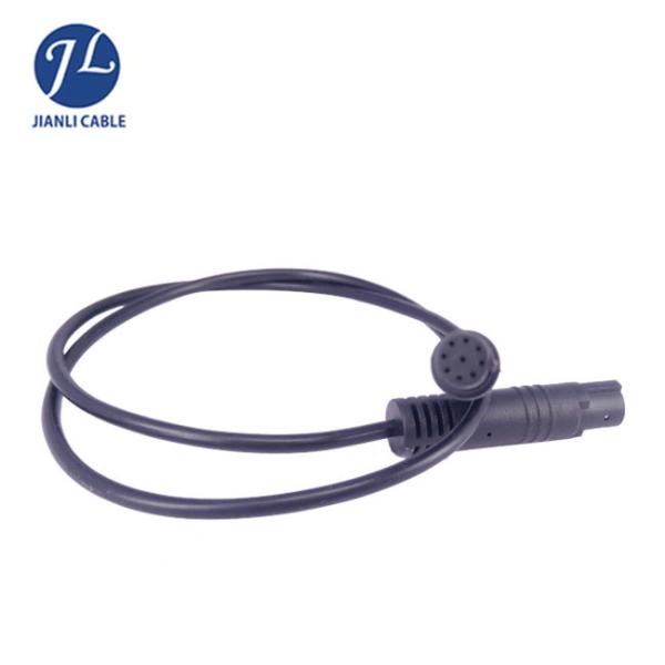 Waterproof Rear View Camera System 9 PIN GX16 Aviation Cable , Male To Female
