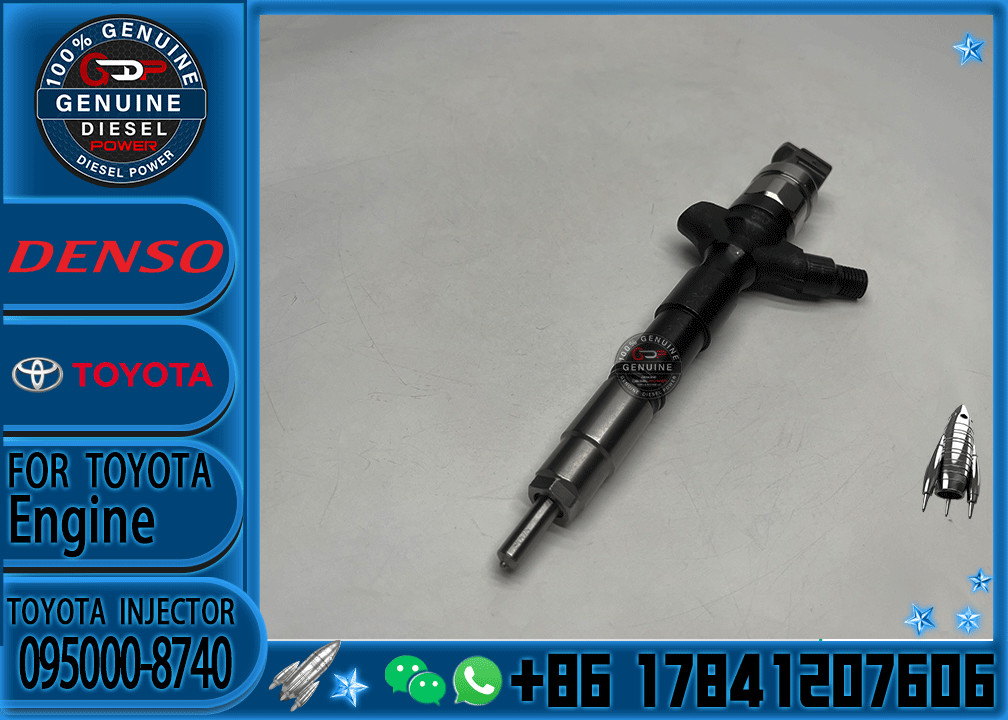 Common Rail Injector 23670-09360 095000-8740 for TOYOTA engine 2KD-FTV