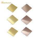 Brushed Hairline Stainless Steel Sheet Vibration SS plate Pvd Color Coating ASTM