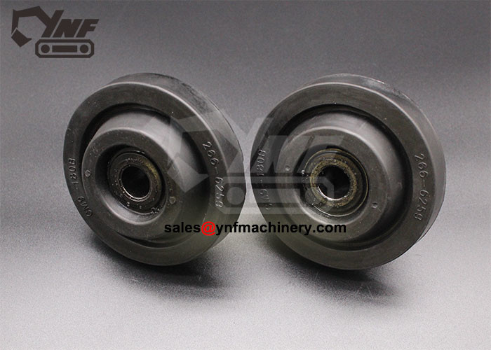 Excavator Flexible Rubber Mounts Engine Black Cushions For E319DLN