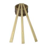 Custom Logo Printed Disposable Bamboo Chopsticks for Restaurant Opp Package