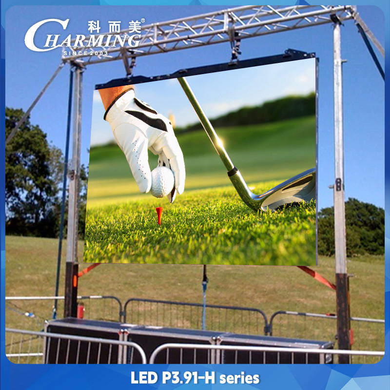 15 Bit Seamless Outdoor P10 Flexible LED Video Wall 1/16 Scan Mode Smd 1921