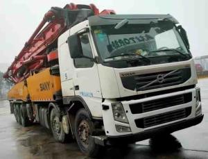 Quality Sany 62 meter Used Concrete Pump With Volvo Chassis Model 2013 wholesale