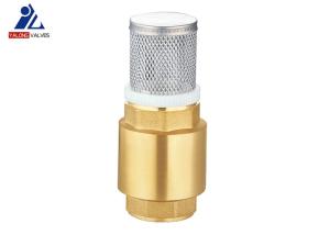 Quality Removable DIN259 Oil Check Valve Brass Foot Valve With Strainer Stainless Steel wholesale