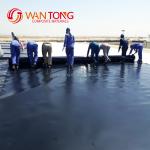 Supply 0.75mm HDPE/PVC Geomembrane for Fish Farm Pond Liner Standard GB/ASTM GRI