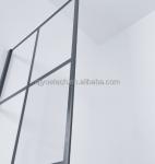 Fine Polished Edge Tempered Glass Fixed Screen for Bathroom or Living Room in