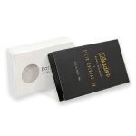 Personalised Black White Paper Match Style Drawer Gift Box Packaging Custom