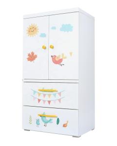 Quality Metal Steel Home Furniture Smart Picture Design Children Wardrobe Cabinet For Kids wholesale