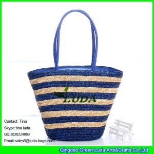 Quality LUDA wheat straw beach bag totes 2015 summer straw handbag wholesale