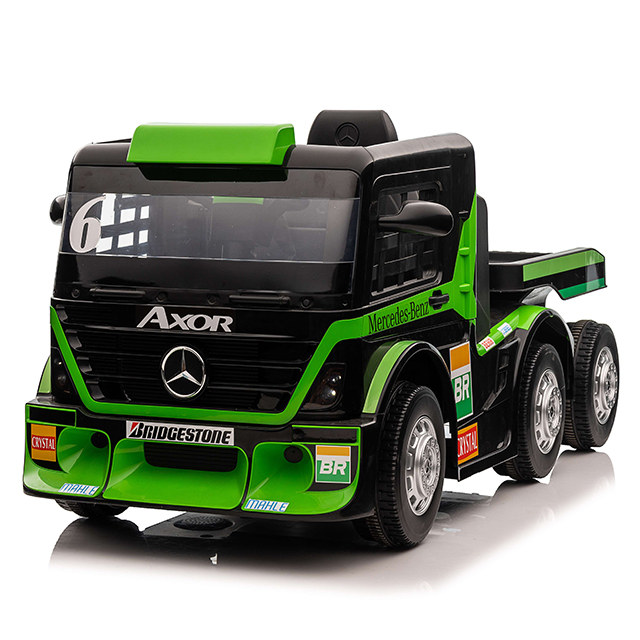 2022 Children's Green Electric Battery Car for Kids 12V/24V Authorized Ride On Truck