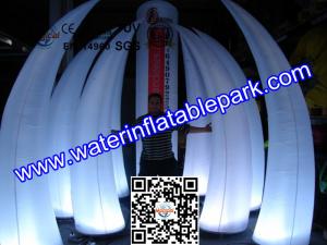 Quality Decorative Inflatable Tusk With Garden Color Changing LED wholesale