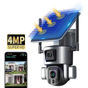 Quality 4K 8MP WiFi Solar Powered 4G Camera , Waterproof Outdoor 4G Security Camera wholesale