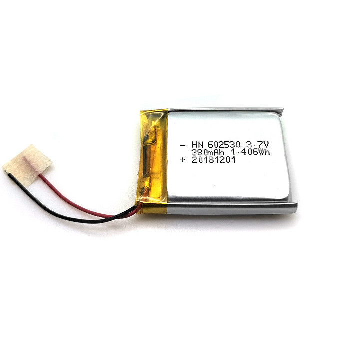 IEC62133 PL602530 380mAh 3.7 Volt Battery Pack