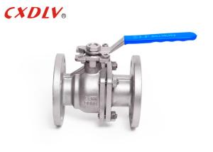 Quality DIN Double Flanged Ball Valve ISO5211 Pad with Handle or Actuator wholesale