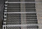 ODM High Temperature Diamond Mesh Steel Wire With Chain Driven