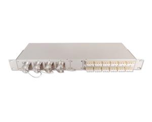 Quality MTP OFAPC Fiber Optic Patch Panel 1U 48F 19inch Rack Mount IP67 Grade wholesale