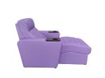 Hot selling Leisure leather cinema sofa bed,lazy cinema sofa