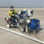 98:2 MMA+ BPO Quickly Drying Spraying Line Striping Equipment For Airport Line