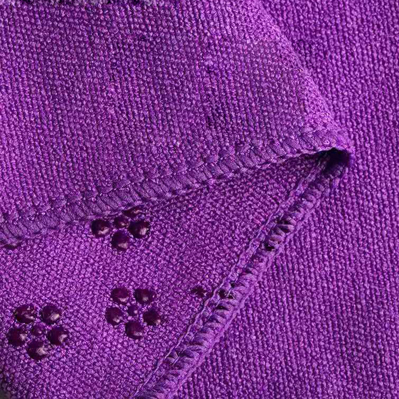 ODM purple Non Slip Hot Microfiber Yoga Towel With Grips