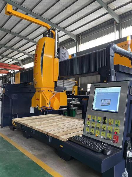 5 Axis Bridge Cutting Machinery For Arbitrary Shaped Lines，fan Shaped Plates