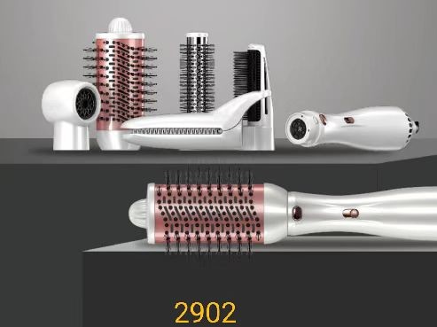 5 In 1 Hair Dryer Hot Air Brush Style One Step Volumizer For Straightening Curling Drying