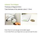 Personalised Magnetic Fridge Calendar Memo Pad for Home