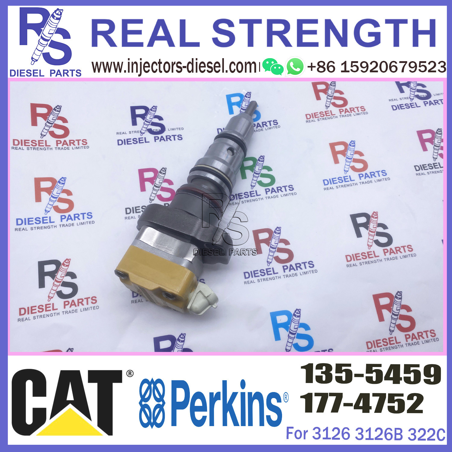 3126 Diesel engine fuel injector 135-5459 1355459 diesel injector assembly fuel injection spare parts 135-5459