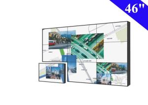 Quality Full HD 1080p Samsung 3x3 led video wall with 6.7 mm bezel for live TV station wholesale