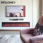 Built In Pure Decoration Insert Electric Fireplace LED Frame 70inch
