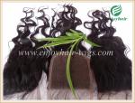 Lace top closure 4''x4'' ,malaysian virgin hair natural color body wave 10''-24'