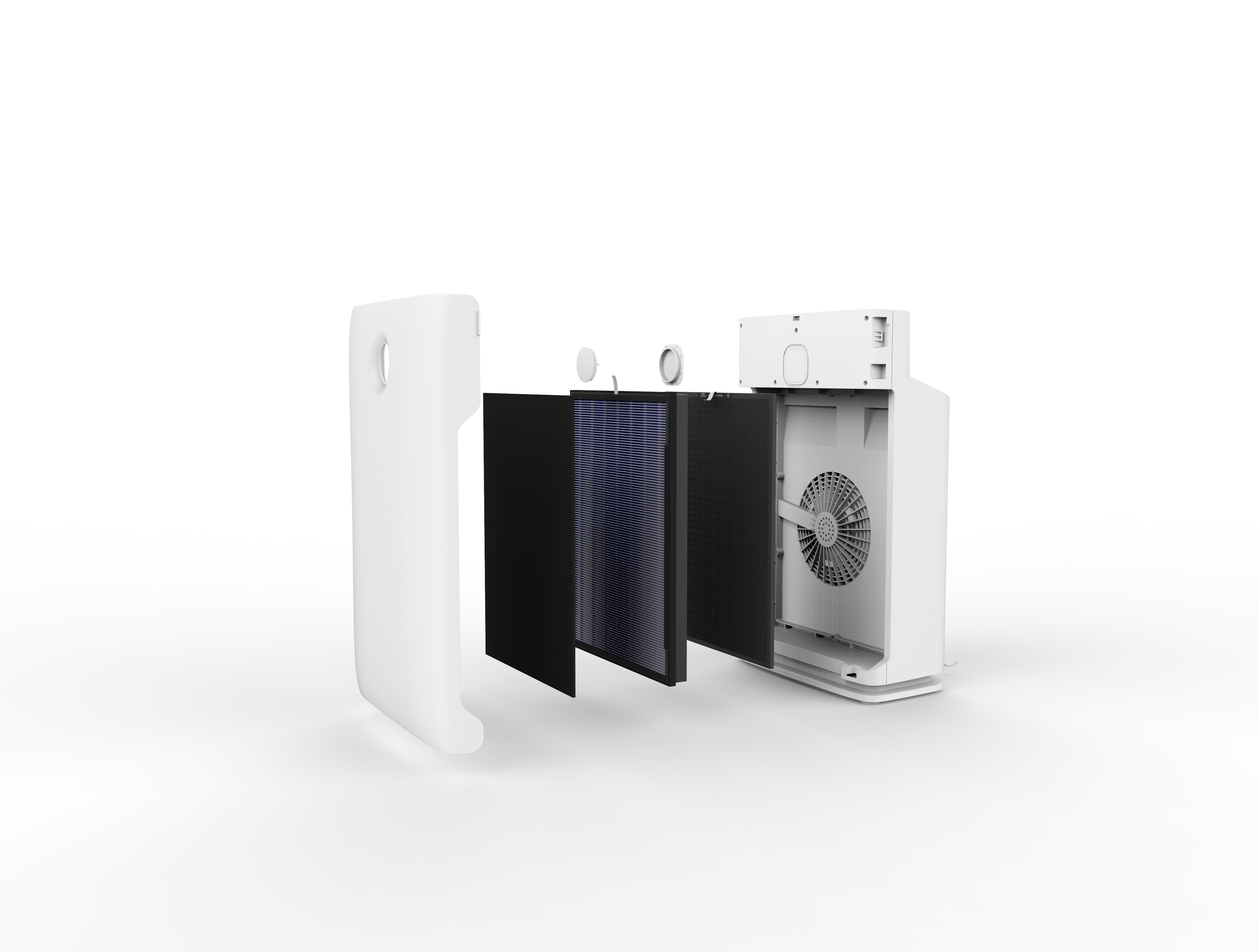 HEPA Filter Healthlead Air Purifier Machine Touch Button For Home Smokers