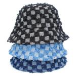 Fashion Designer Bucket Hats High Quality Denim Jeans Fisherman Bucket Hat With