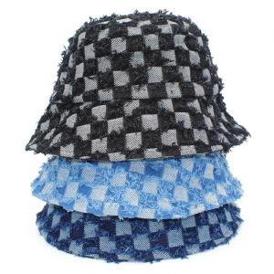 Quality Fashion Designer Bucket Hats High Quality Denim Jeans Fisherman Bucket Hat With Custom Logo wholesale