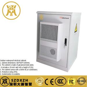 Quality 22U IP55 Waterproof Electrical Cabinet With 500W Air Conditioner Perfect For Outdoor Applications wholesale