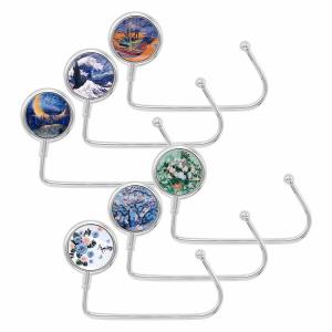 Quality Table Bag Hanger Hook Foldable Zinc Alloy Material For Purse Long Handbag wholesale
